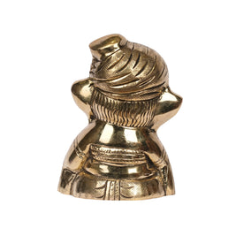 Handcrafted Brass Pagri Ganesha – 4