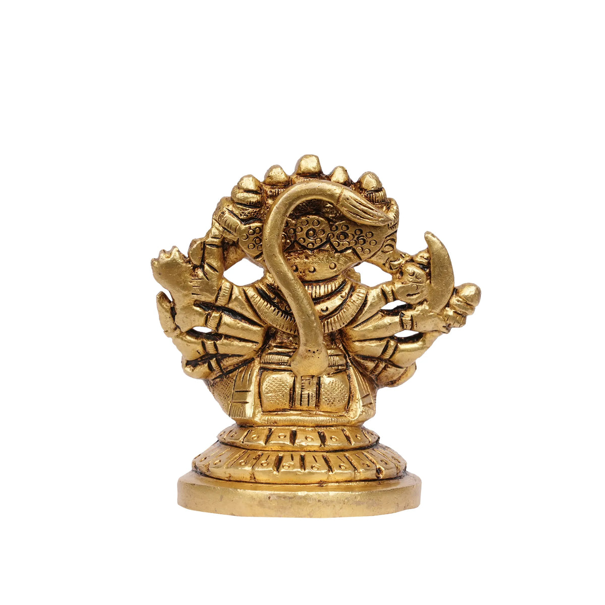 Brass Panchamukhi Hanuman Idol – 3