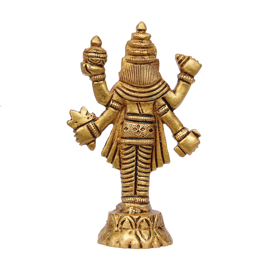 Dhanvantri Brass Idol – 4 Inch Height
