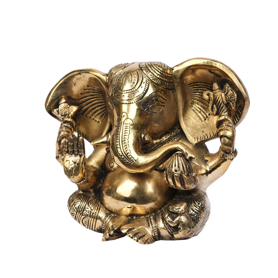 Brass Big Ear Ganesha – 5