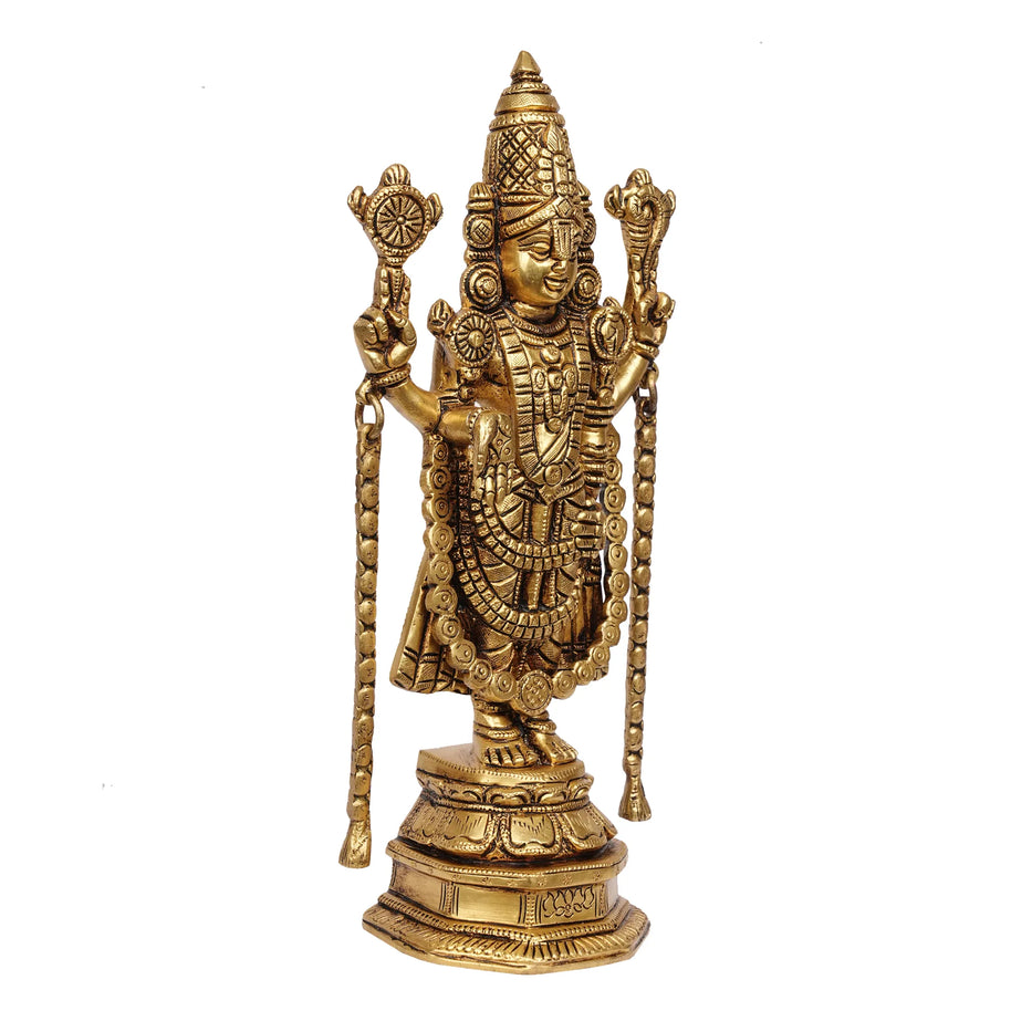 Brass Balaji Standing Idol – 10.5