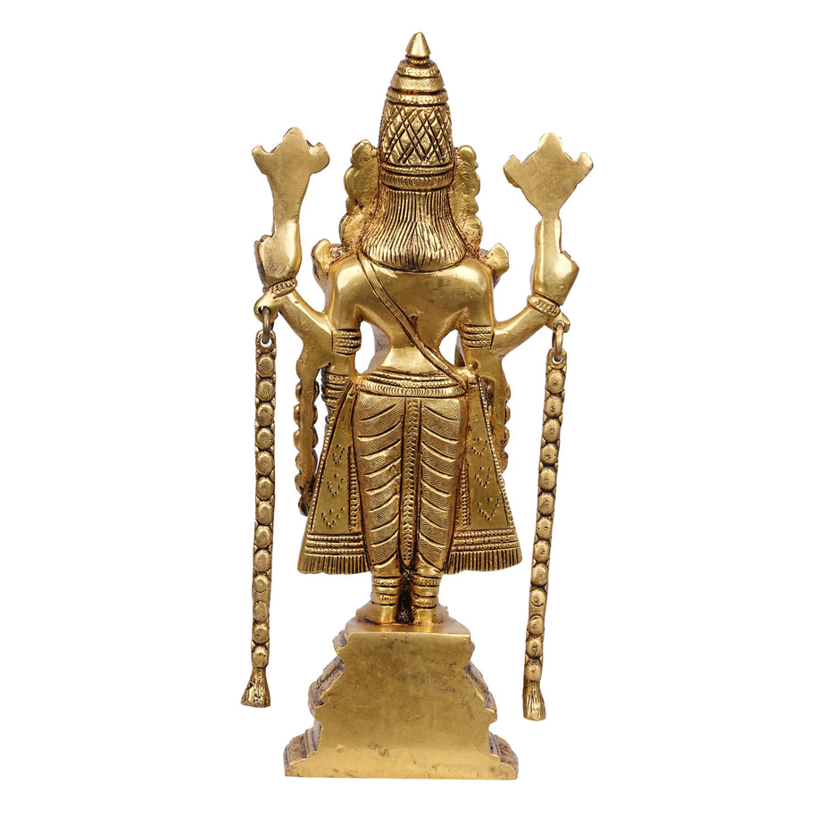 Brass Balaji Standing Idol – 10.5