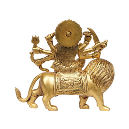 Brass Sitting Durga – 6.5