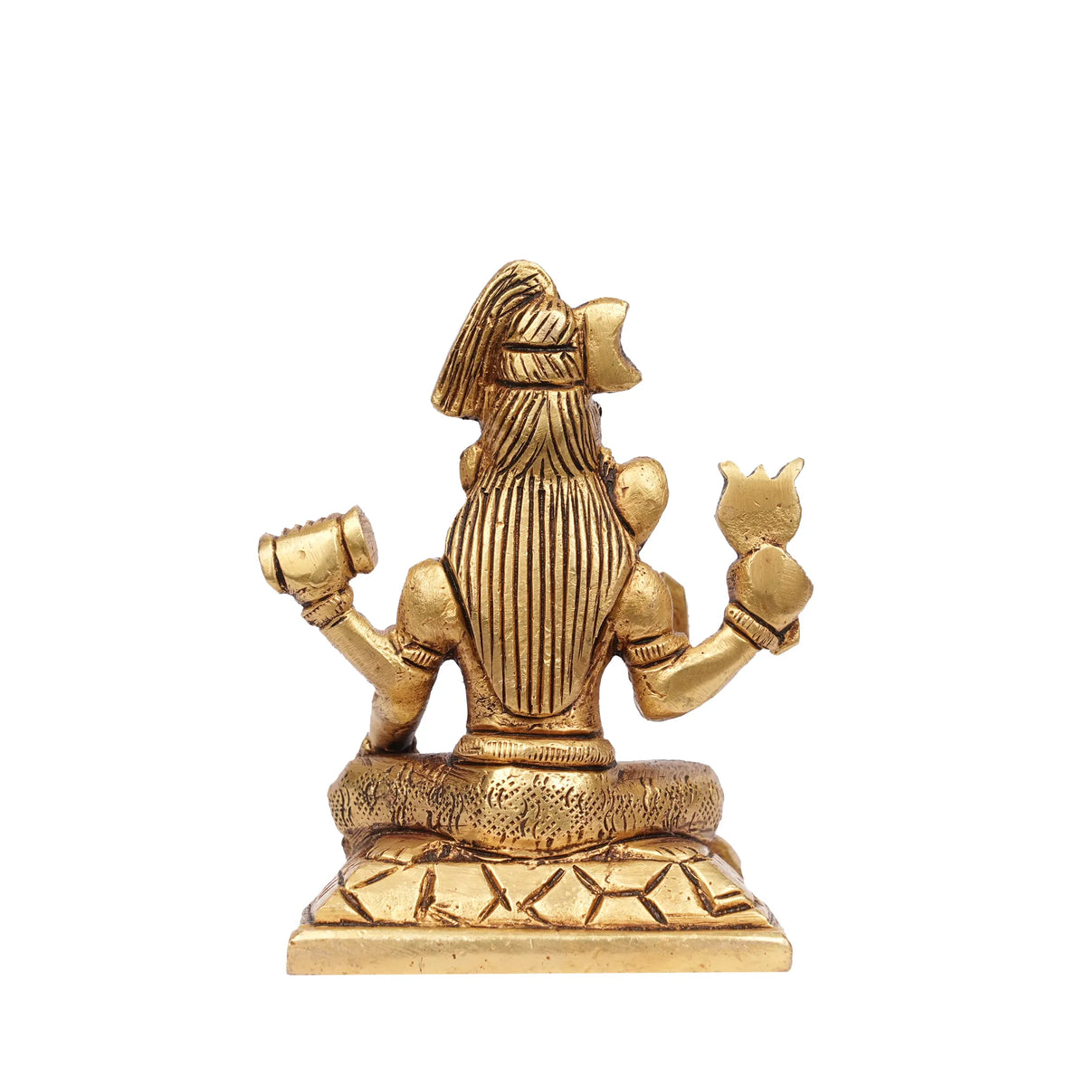 Brass Lord Shiva Sitting Idol – 3.25