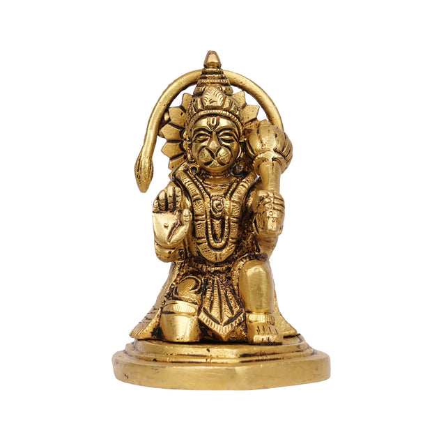 Brass Hanuman Statue – 4.25" Height