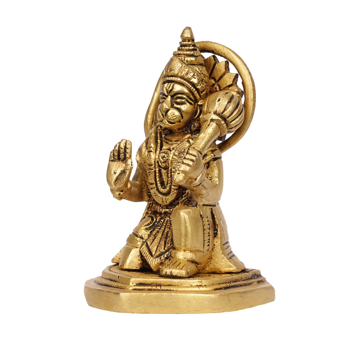 Brass Hanuman Statue – 4.25