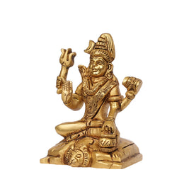 Brass Sitting Shiva Statue – 4