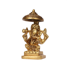 Brass Umbrella Ganesha – 4