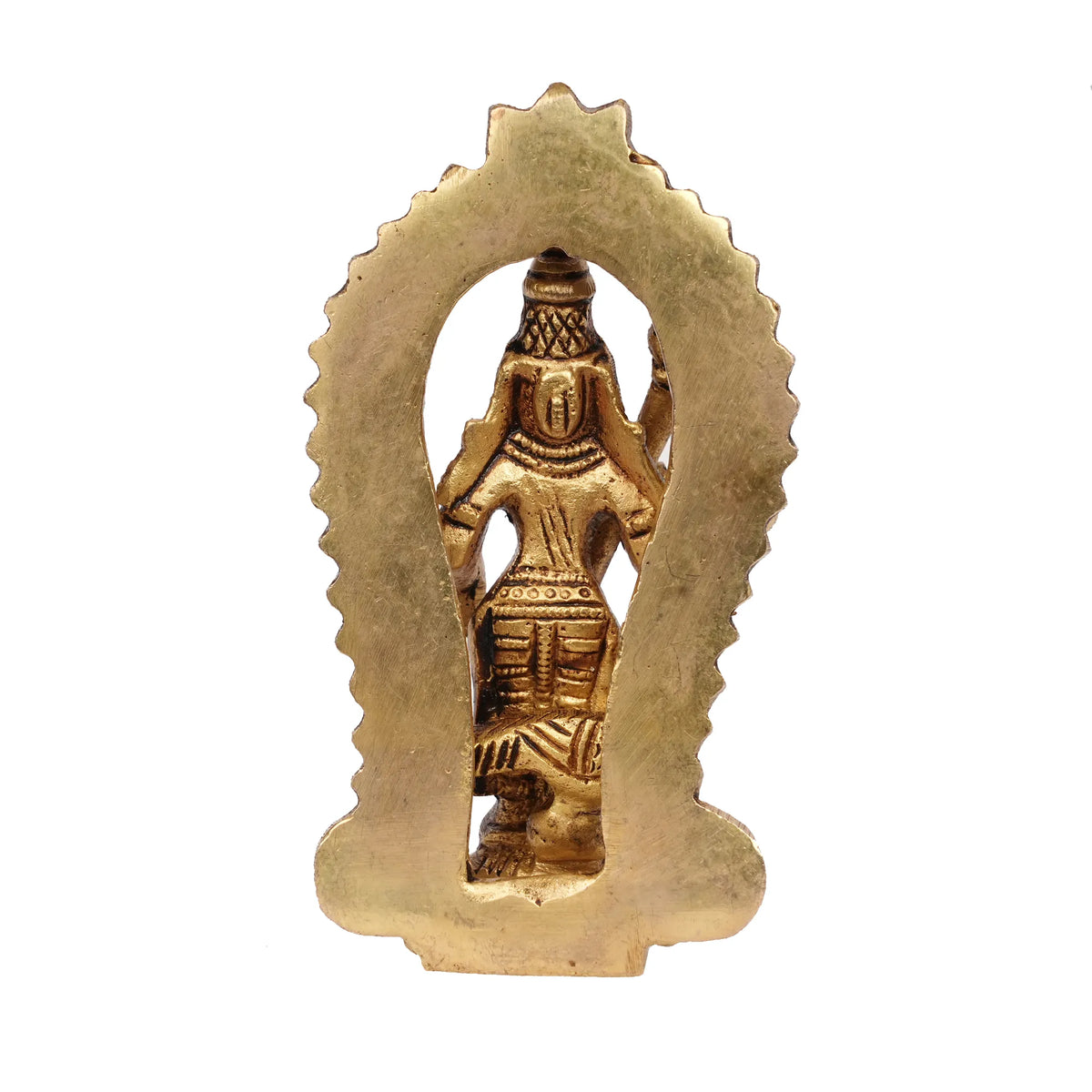 Brass Murugan Idol in Frame – 4 Inch Height