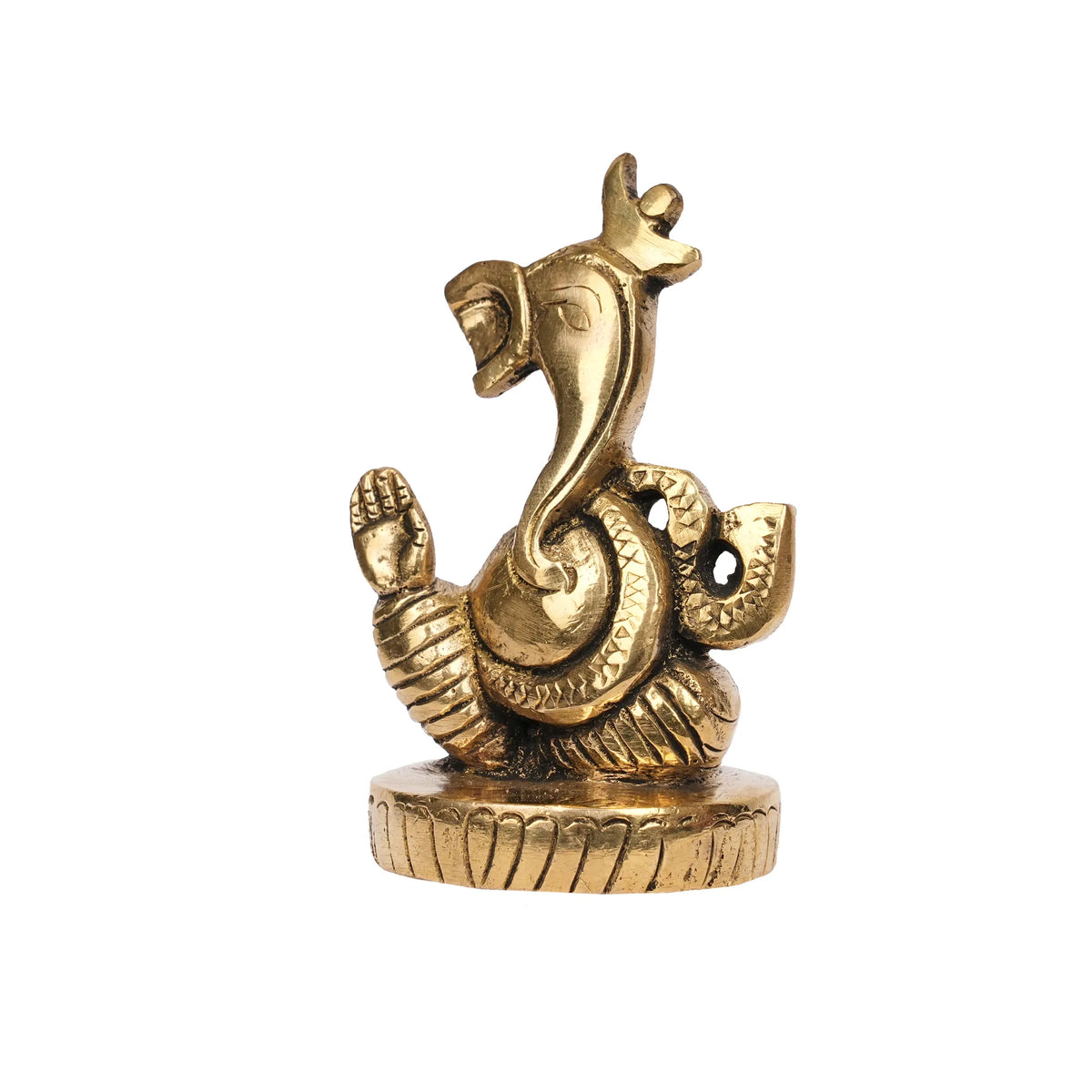 Brass Modern Om Ganesha – 3.5