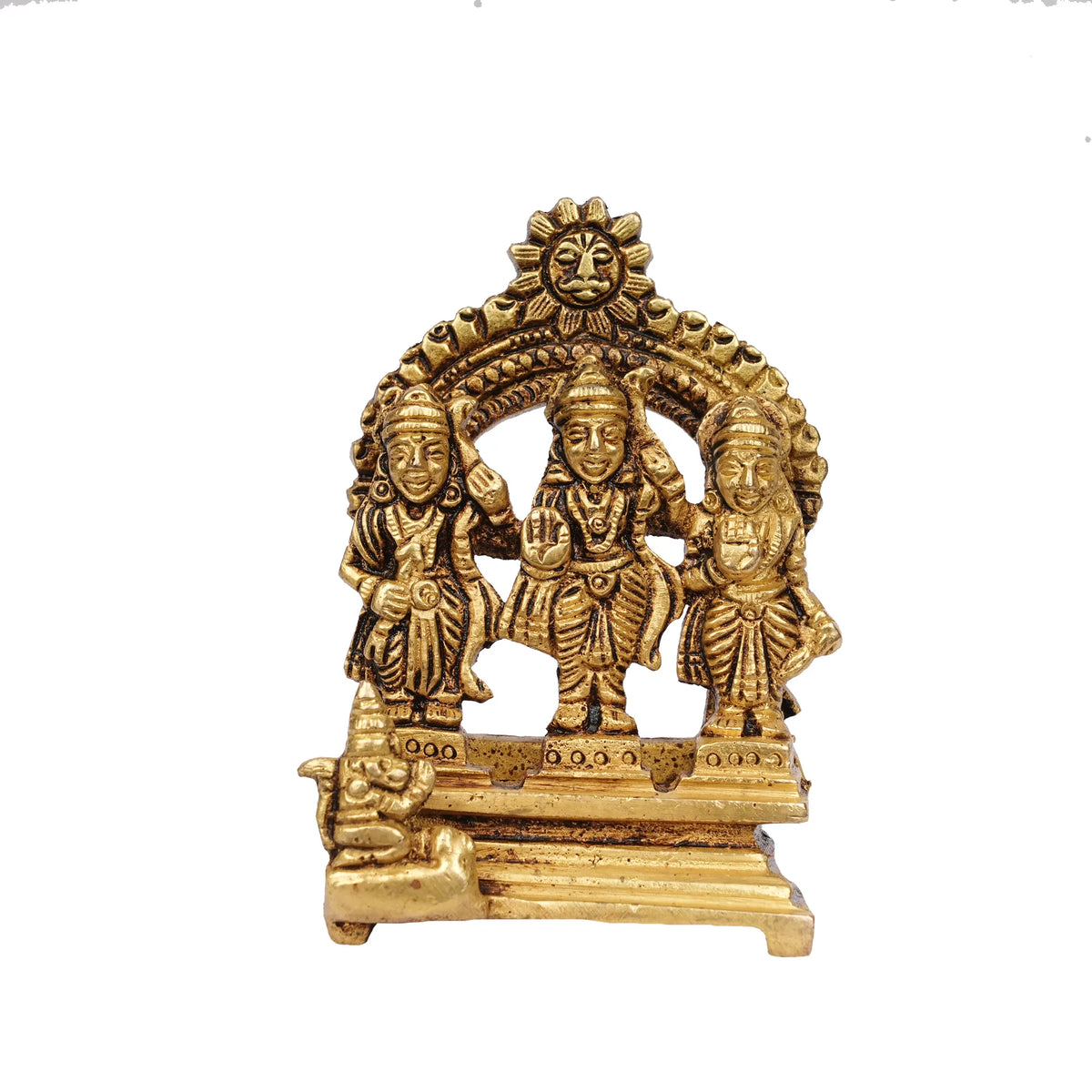 Brass Ram Darbar Idol Set – 3
