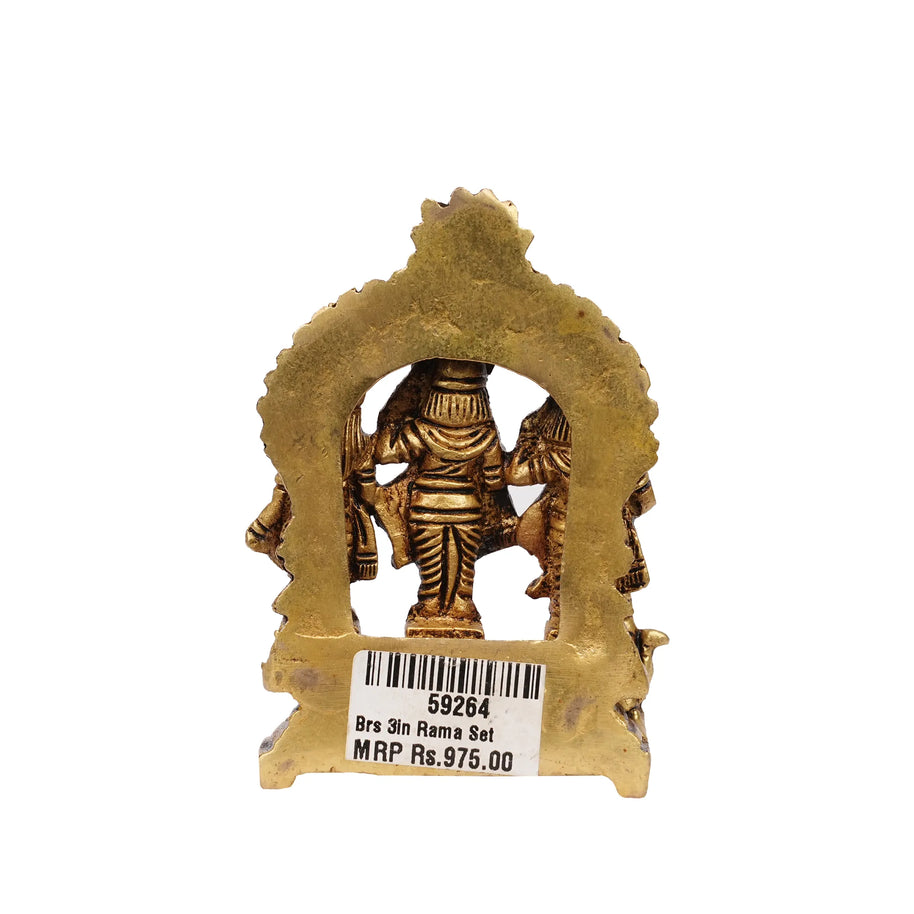 Brass Ram Darbar Idol Set – 3