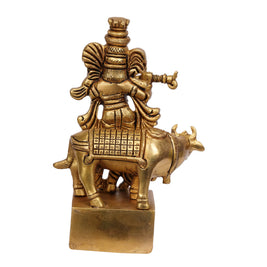 Brass Cow & Calf Statue – 6