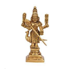 Brass Lord Murugan Idol – 4.25