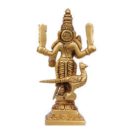 Brass Lord Murugan Idol – 4.25