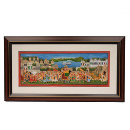 Silk Painting – King and Soldiers