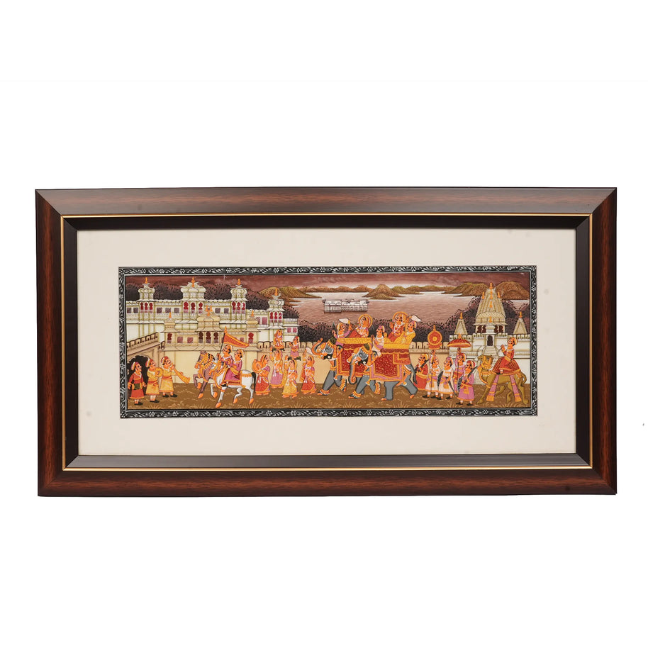 Silk Painting – Light Red Theme