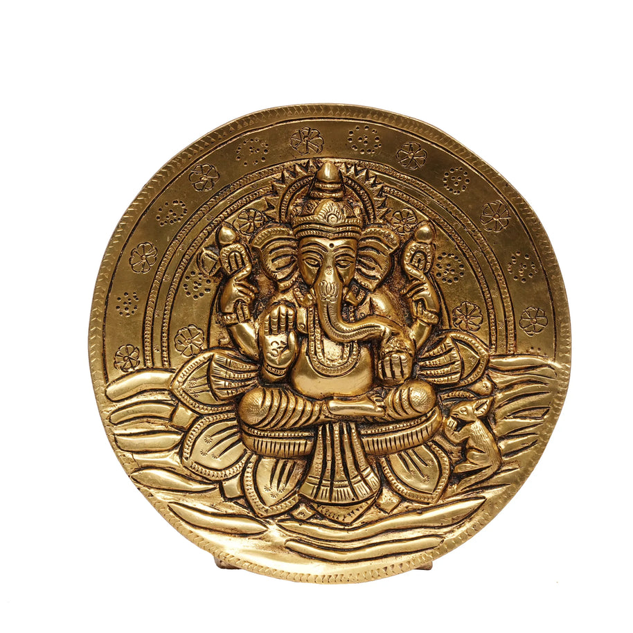 Handcrafted Wall Hanging Ganesha – 7" Height