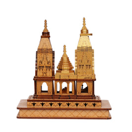 Handcrafted Wooden Kashi Vishwanath Temple – 5