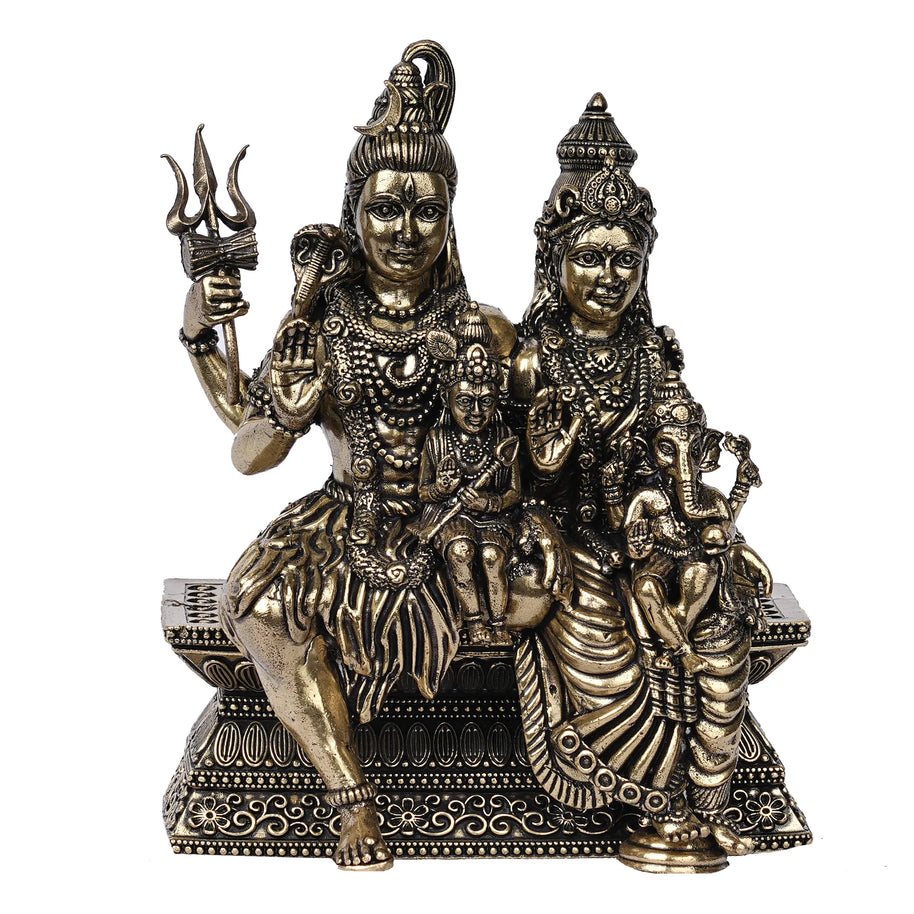 Brass Shiva Family Idol – 3.5 Height