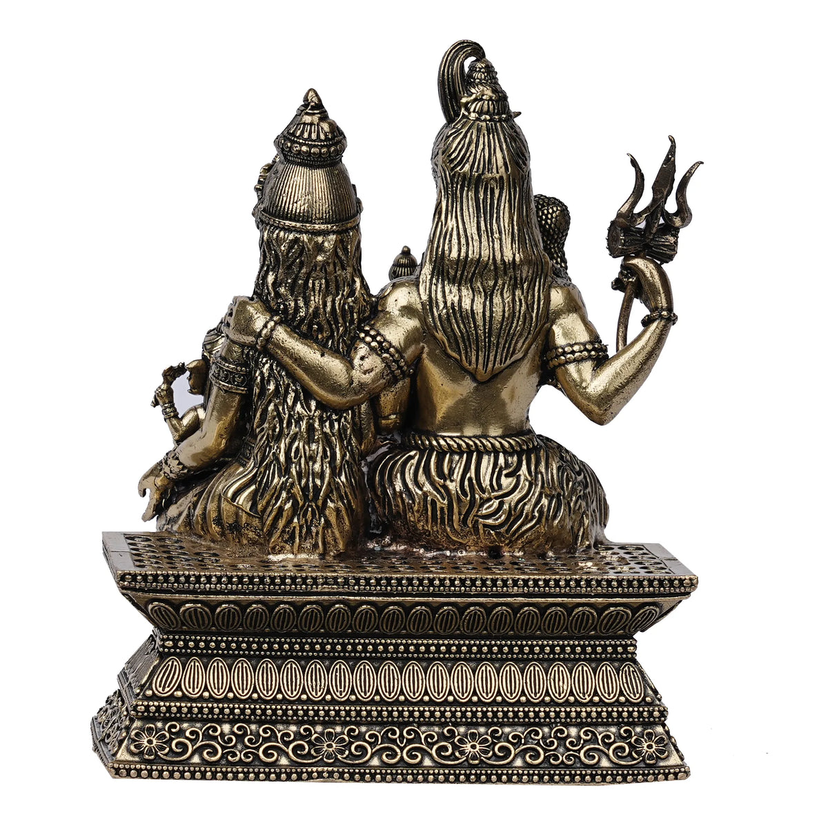 Brass Shiva Family Idol – 3.5 Height