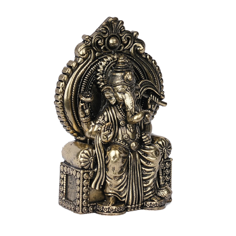 Brass Ganesha Idol – 3.5 " Height