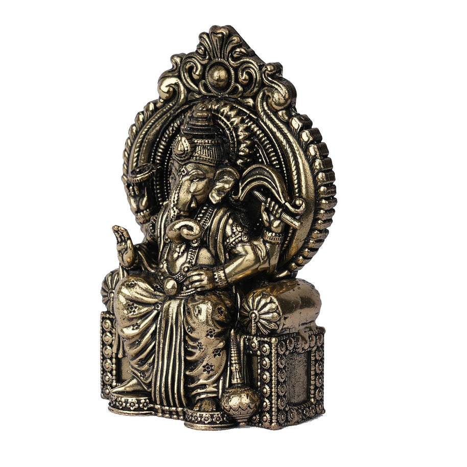 Brass Ganesha Idol – 3.5 
