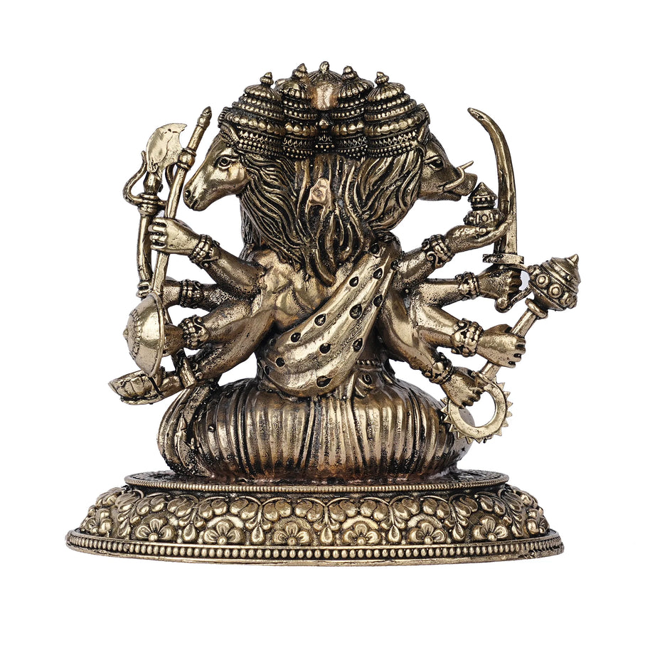 Lightweight Brass Panchamukhi Hanuman  – 4.5