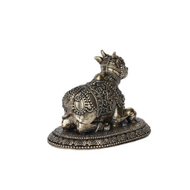 Brass Nandi Sitting Idol – 2