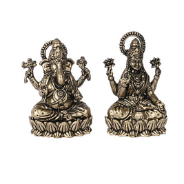 Brass Ganesha and Lakshmi  – 2