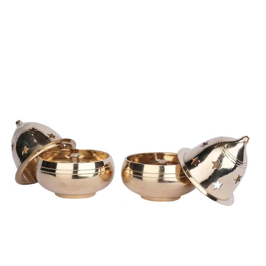 Brass Kuber Goblet Pair – 3
