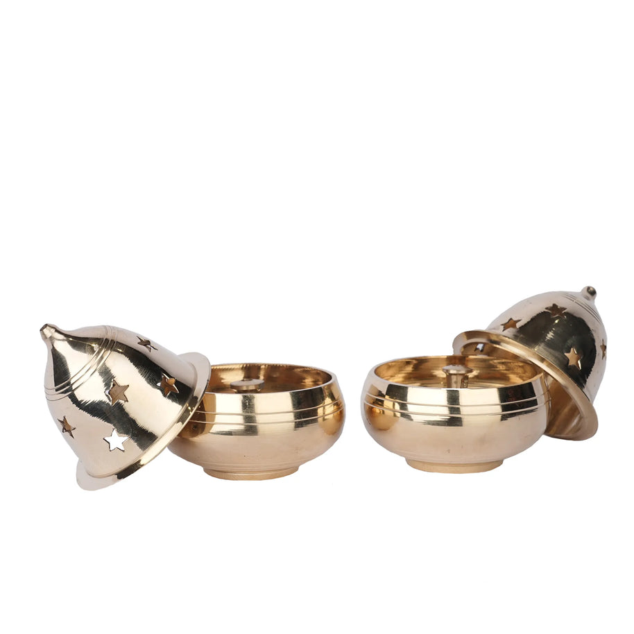 Brass Kuber Goblet Pair – 3