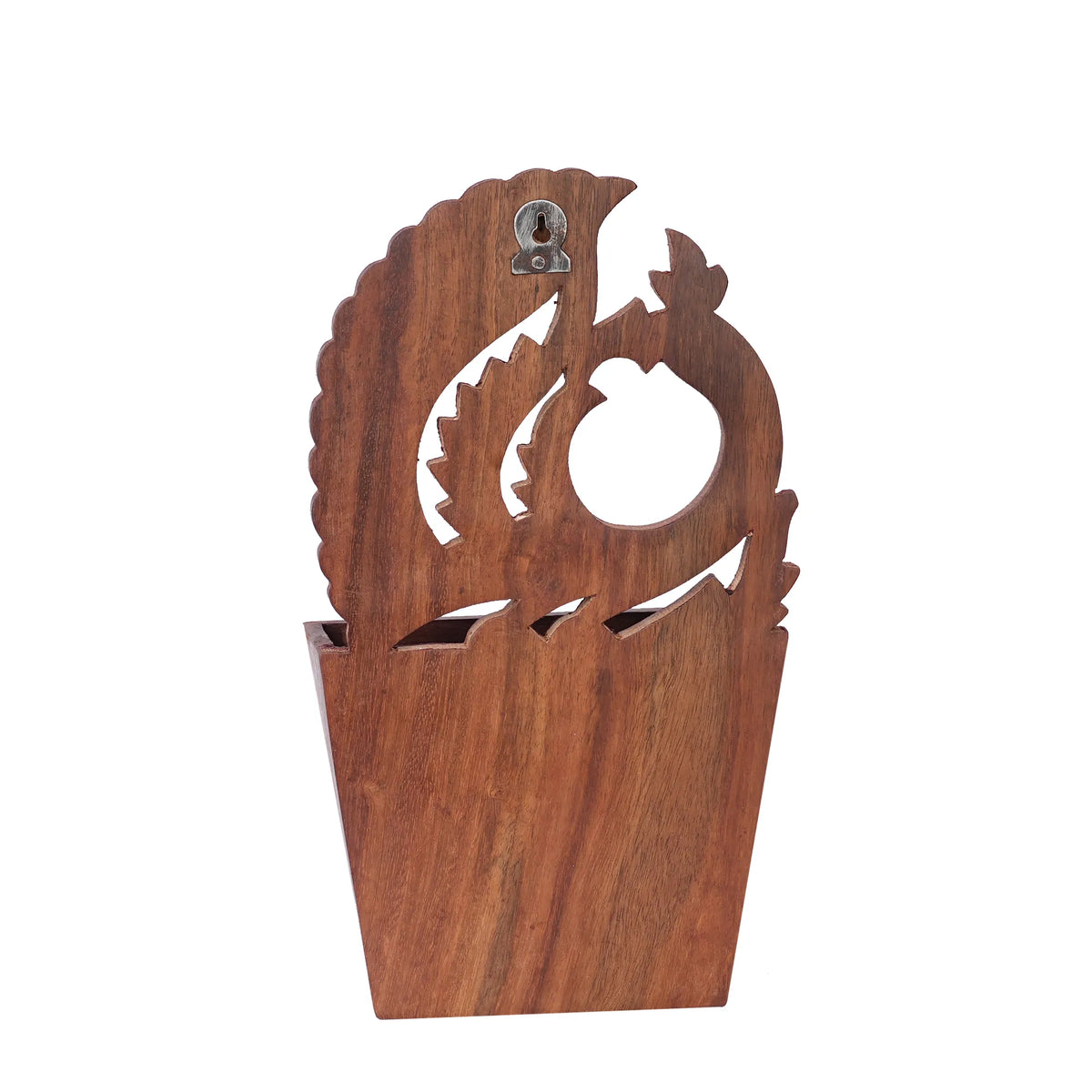 Wooden Letter Rack Cum Key Holder – 10