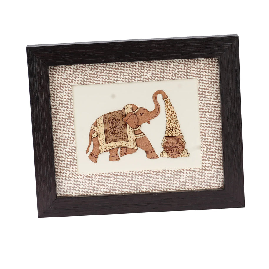 Wooden Gaja Lakshmi – 5" Height