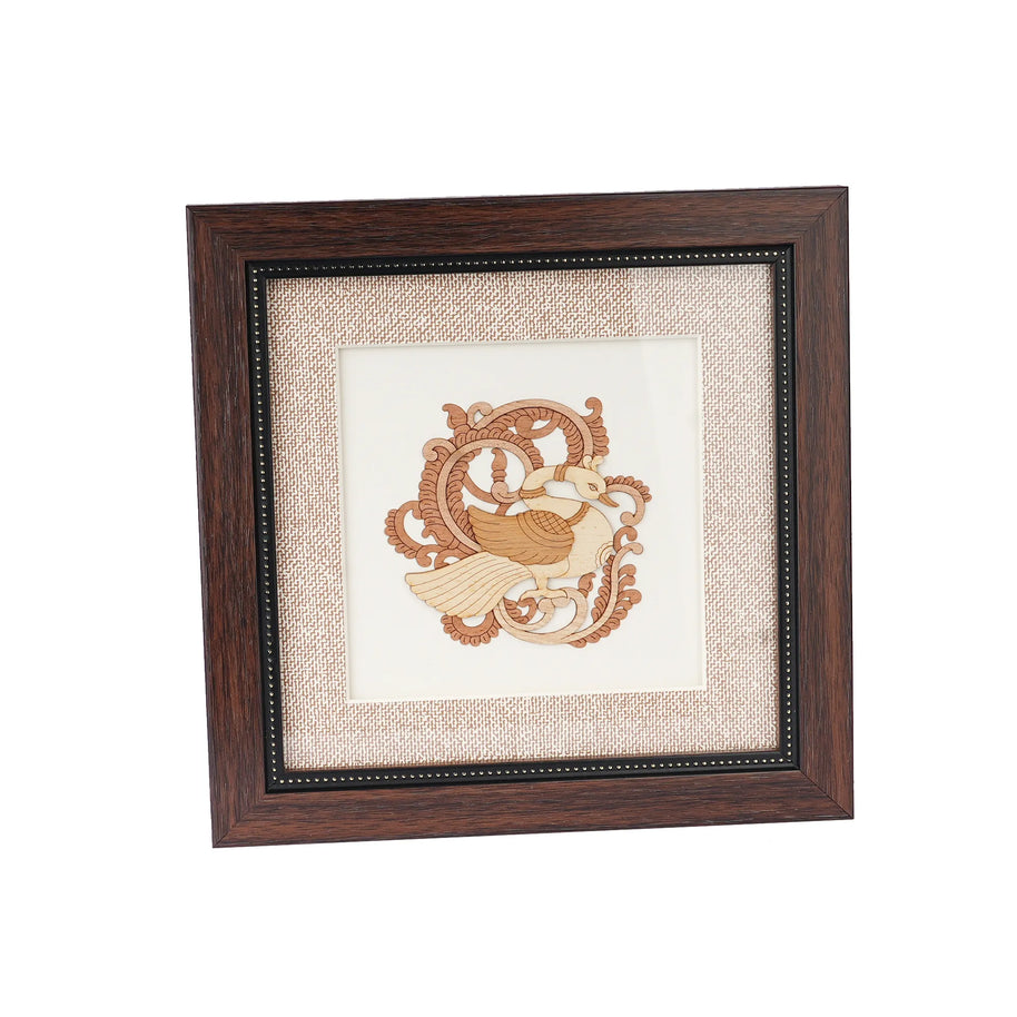 Wooden Decorative Swan – 8" Height