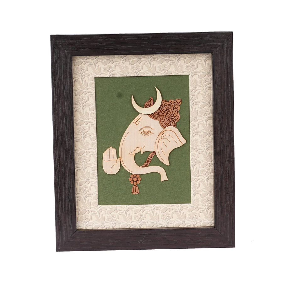 Wooden Bhalachandra – 6" Height