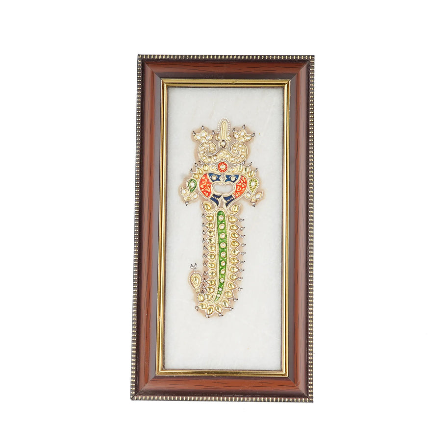 Traditional Jewellery Marble Painting