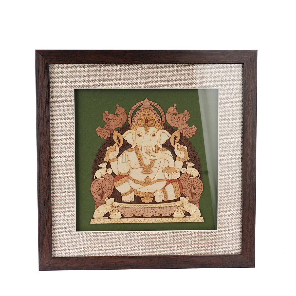 Wooden Vighnaharta Ganesha – 12