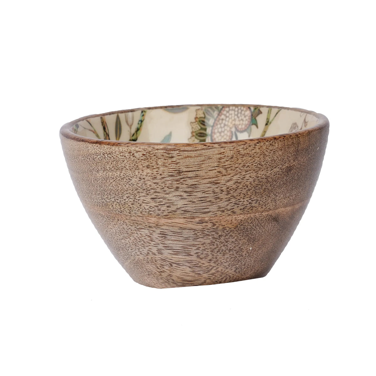 Wooden Bowl with Printed Design – 3
