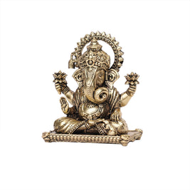 Handcrafted Brass Ganesha Idol | Lord Ganesha Statue – 3
