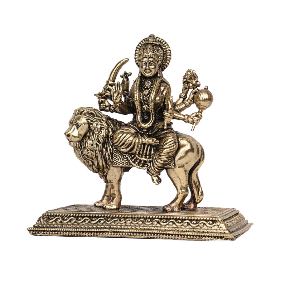 Brass Durga Idol