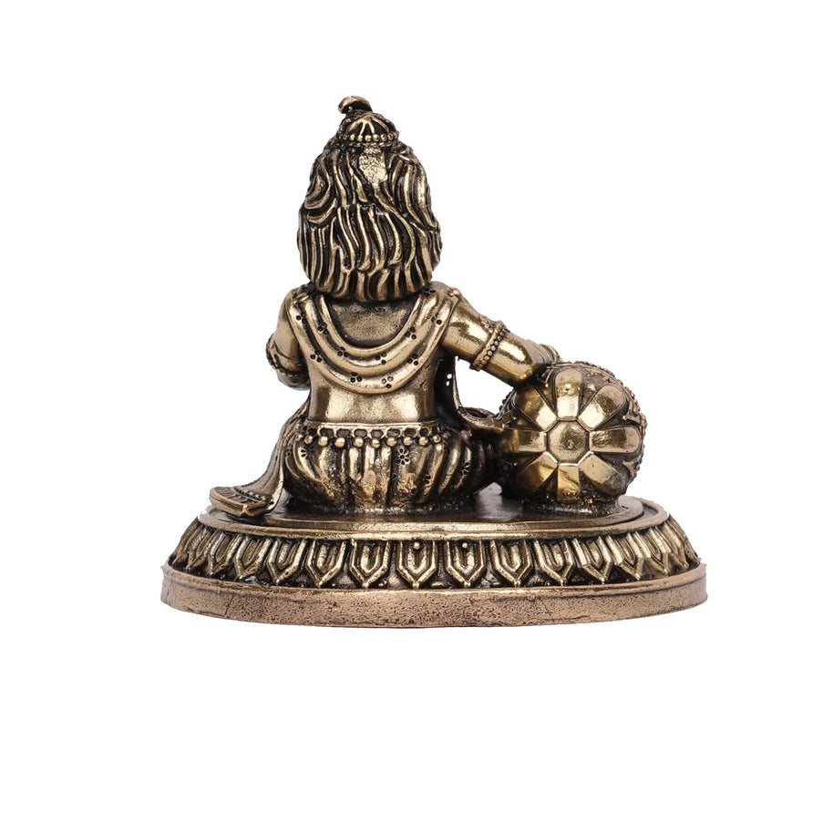 Handcrafted Brass Laddu Gopal Idol | Bal Gopal Krishna Statue – 3
