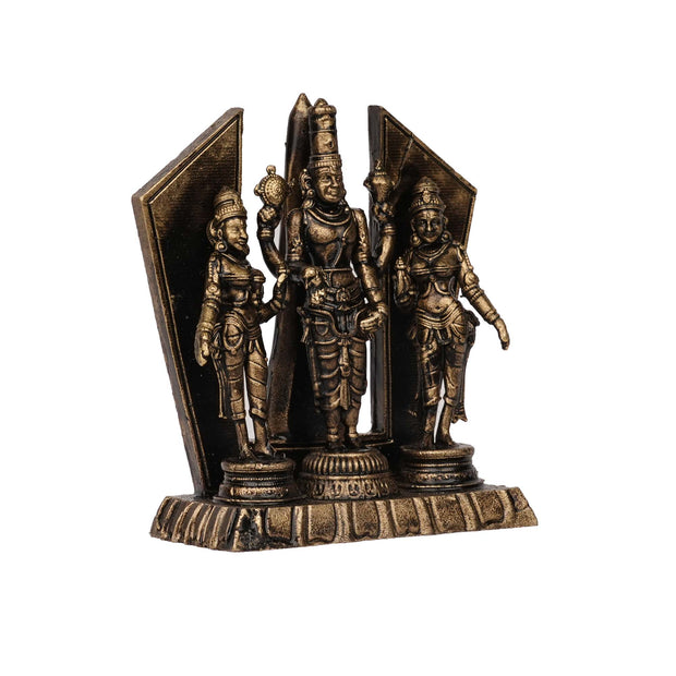 Handcrafted Brass Balaji | Lord Venkateswara Idol – 3" Height