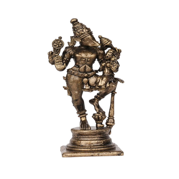 Handcrafted Brass Bhavaraha Idol | Lord Varaha Statue – 3.25" Height