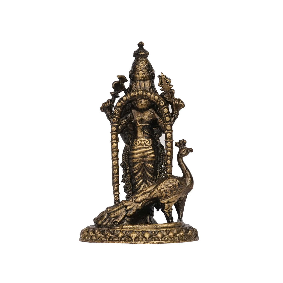 Brass Lord Murugan Statue