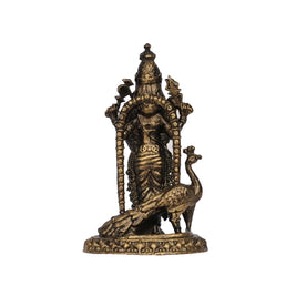 Brass Lord Murugan Statue