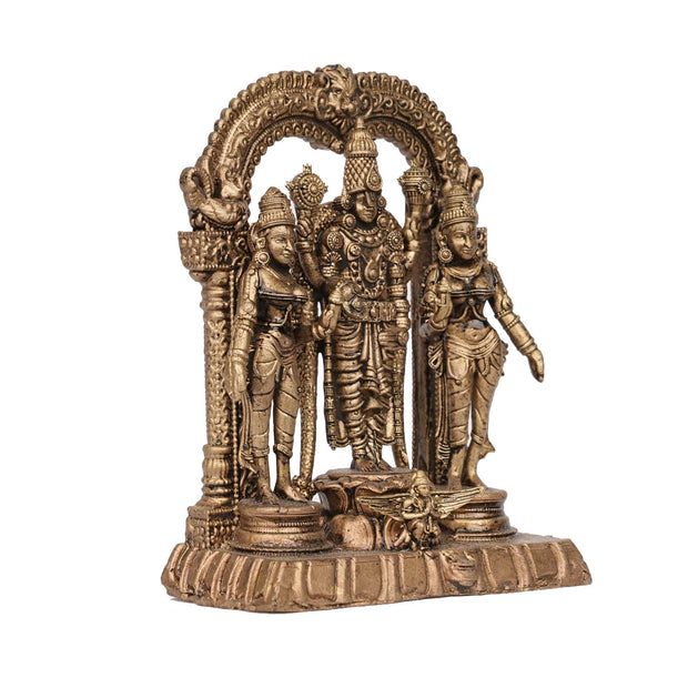 Handcrafted Brass Balaji Set | Lord Venkateswara Idol – 3" Height