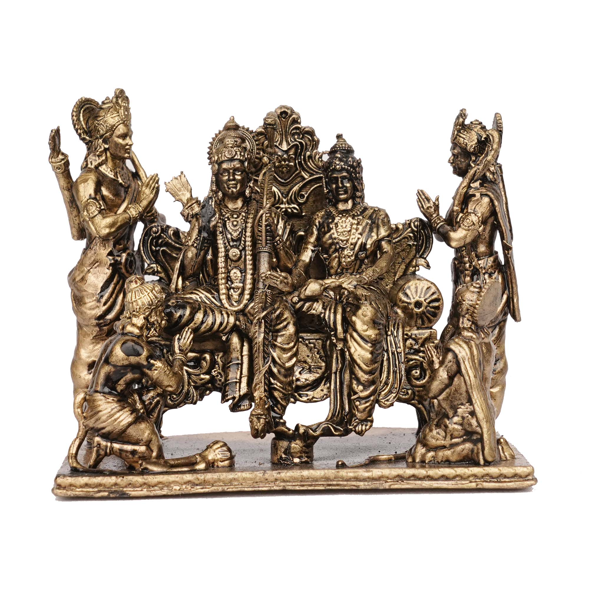 Handcrafted Brass Pattabhirama Swamy Idol | Lord Rama Statue – 2.5