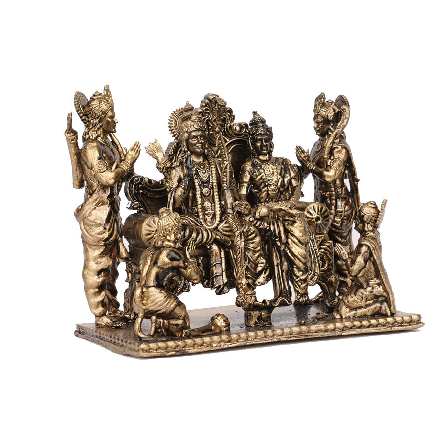Handcrafted Brass Pattabhirama Swamy Idol | Lord Rama Statue – 2.5