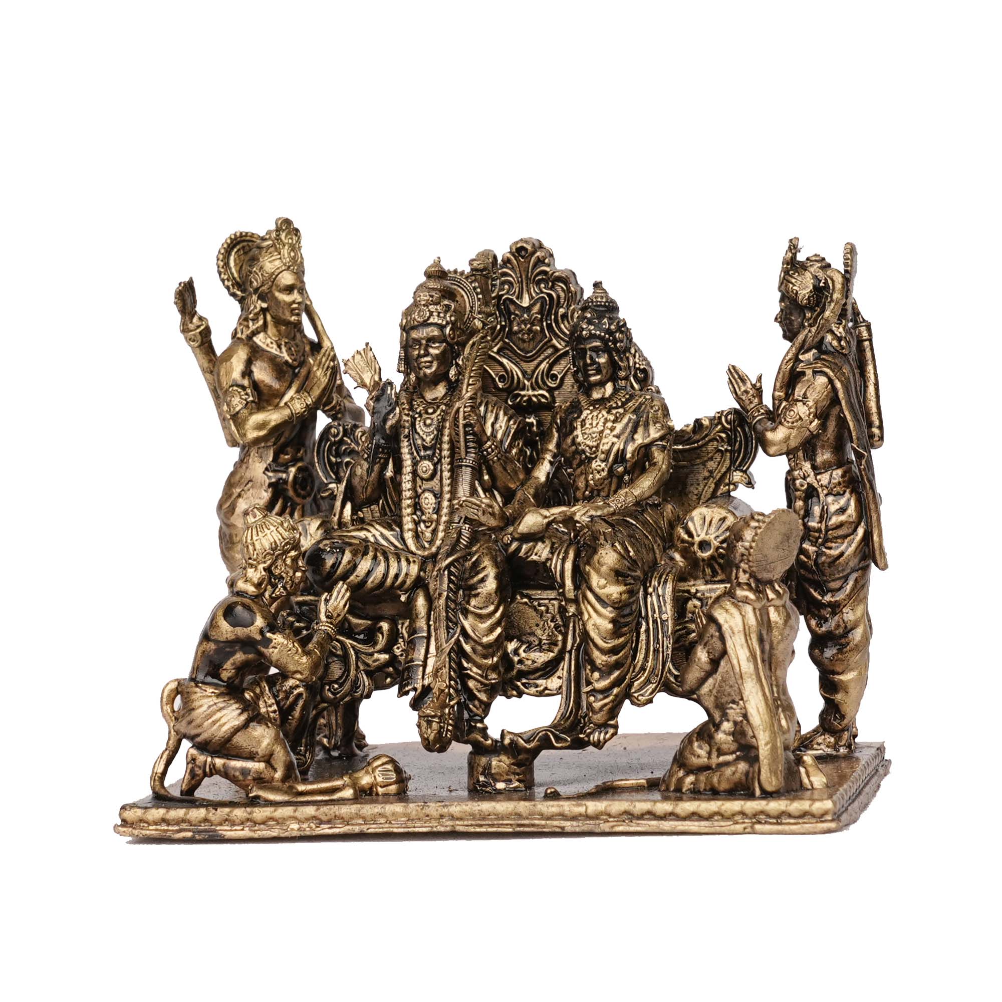 Handcrafted Brass Pattabhirama Swamy Idol | Lord Rama Statue – 2.5